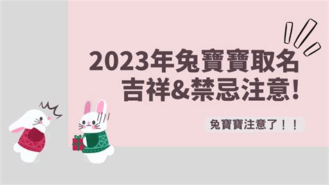 2023兔年寶寶取名|2023兔寶寶取名吉祥＆禁忌用字｜有這個字一生不愁 